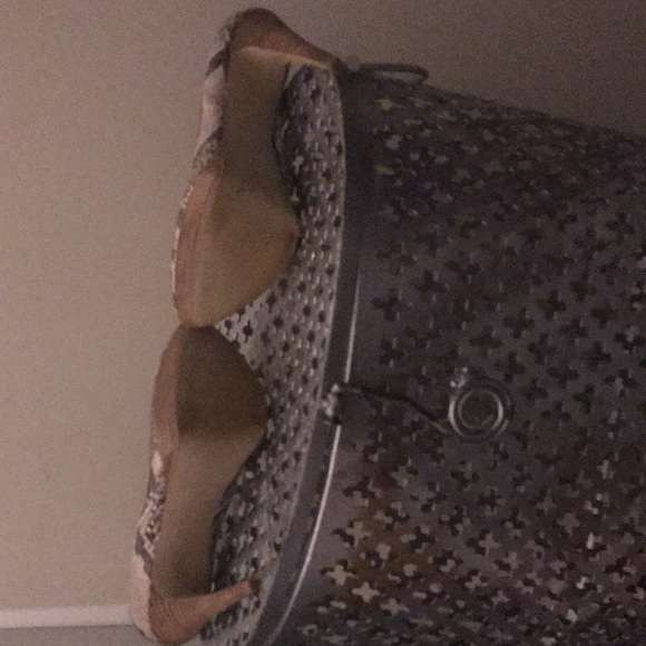 Snake skin print platform heals - Picture 4 of 8